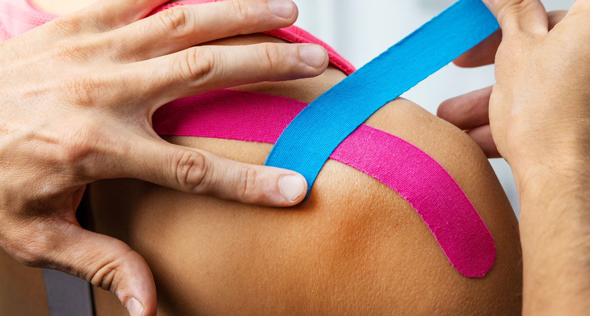 Applicazione kinesiotaping